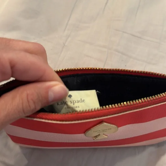 Kate Spade Red and Pink Clutch wristlet wallet - Picture 5 of 6